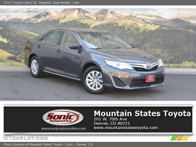 Magnetic Gray Metallic / Ash 2014 Toyota Camry LE