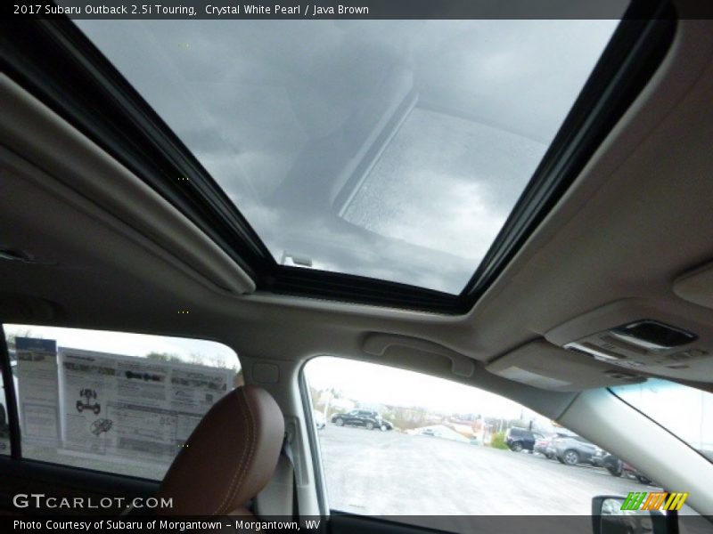 Crystal White Pearl / Java Brown 2017 Subaru Outback 2.5i Touring