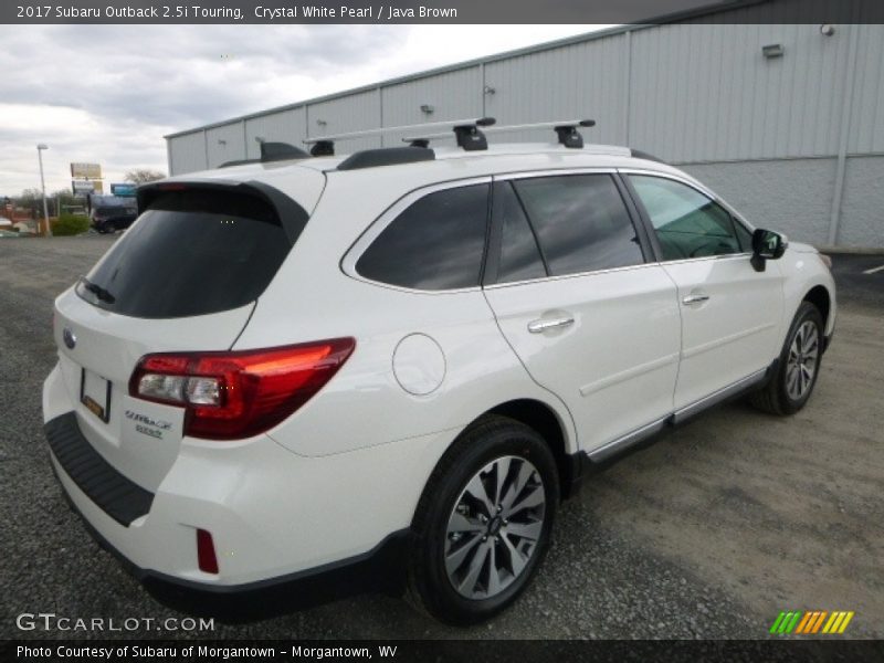 Crystal White Pearl / Java Brown 2017 Subaru Outback 2.5i Touring