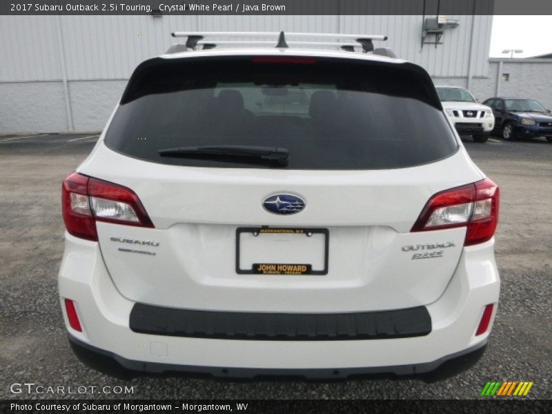 Crystal White Pearl / Java Brown 2017 Subaru Outback 2.5i Touring
