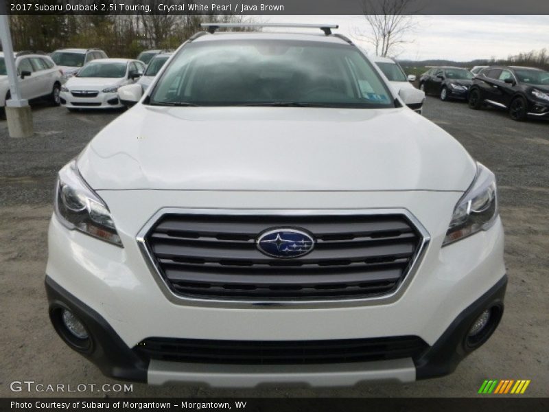 Crystal White Pearl / Java Brown 2017 Subaru Outback 2.5i Touring