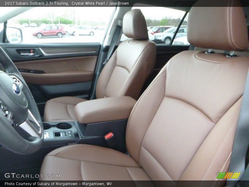 Front Seat of 2017 Outback 2.5i Touring