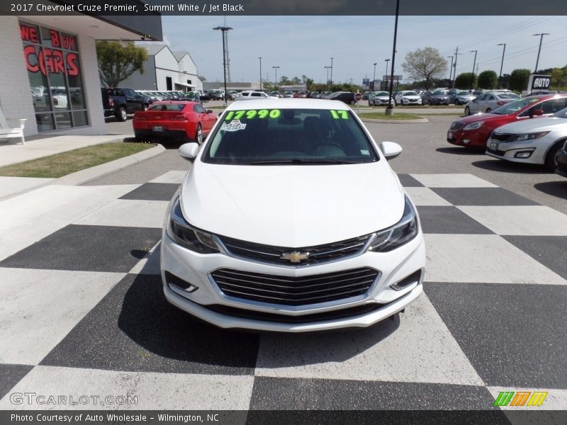 Summit White / Jet Black 2017 Chevrolet Cruze Premier