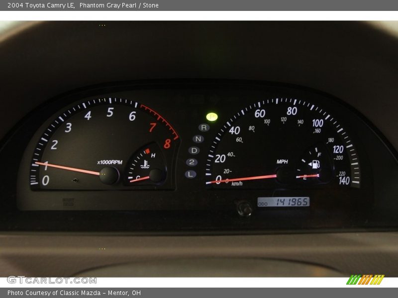 Phantom Gray Pearl / Stone 2004 Toyota Camry LE