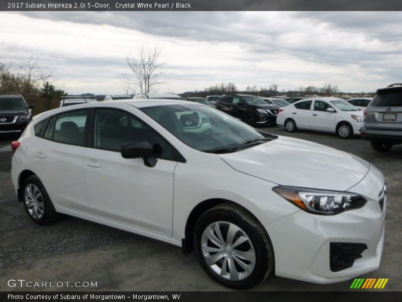 Crystal White Pearl / Black 2017 Subaru Impreza 2.0i 5-Door