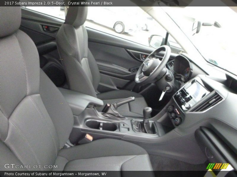 Crystal White Pearl / Black 2017 Subaru Impreza 2.0i 5-Door