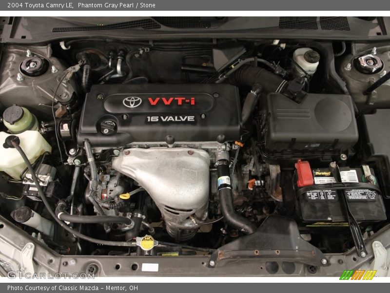 Phantom Gray Pearl / Stone 2004 Toyota Camry LE