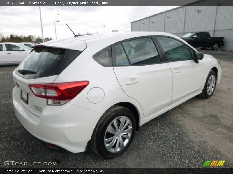 Crystal White Pearl / Black 2017 Subaru Impreza 2.0i 5-Door