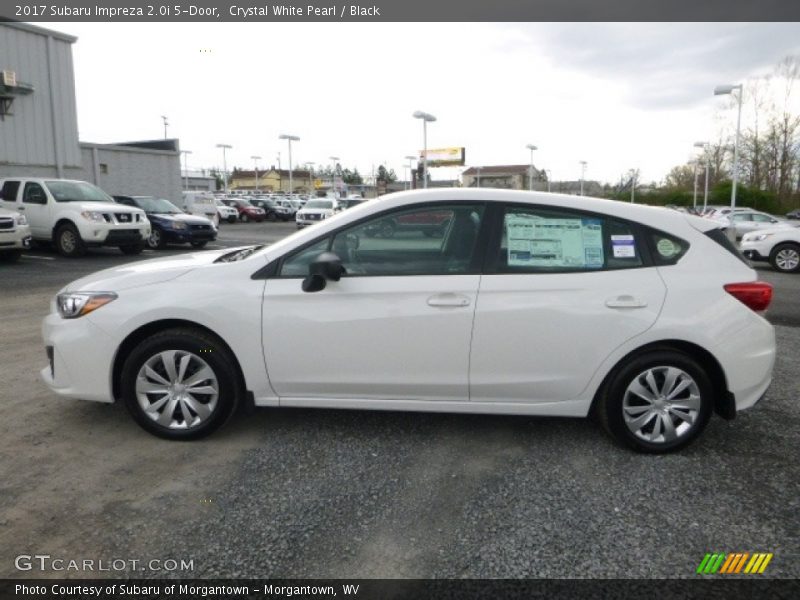 Crystal White Pearl / Black 2017 Subaru Impreza 2.0i 5-Door