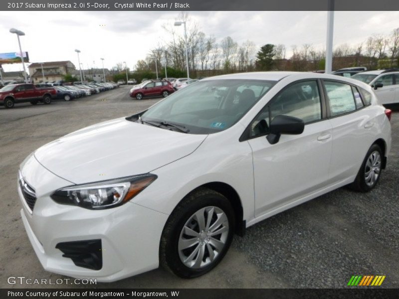 Crystal White Pearl / Black 2017 Subaru Impreza 2.0i 5-Door