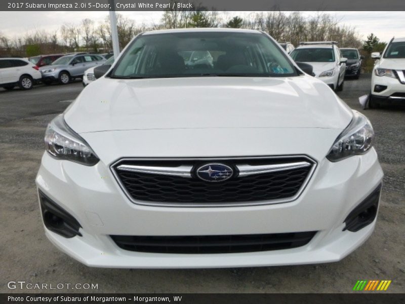 Crystal White Pearl / Black 2017 Subaru Impreza 2.0i 5-Door