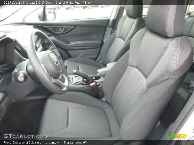 Crystal White Pearl / Black 2017 Subaru Impreza 2.0i 5-Door