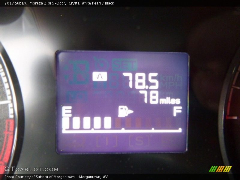 Crystal White Pearl / Black 2017 Subaru Impreza 2.0i 5-Door