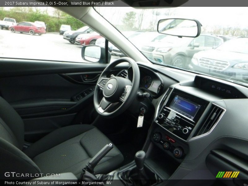 Island Blue Pearl / Black 2017 Subaru Impreza 2.0i 5-Door