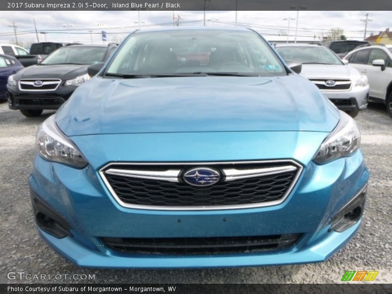Island Blue Pearl / Black 2017 Subaru Impreza 2.0i 5-Door
