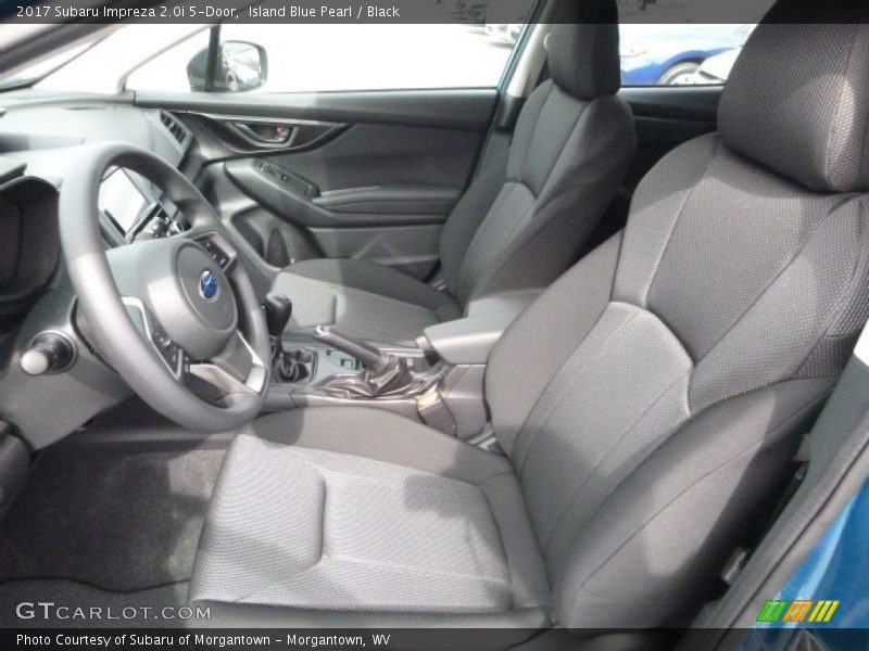 Island Blue Pearl / Black 2017 Subaru Impreza 2.0i 5-Door