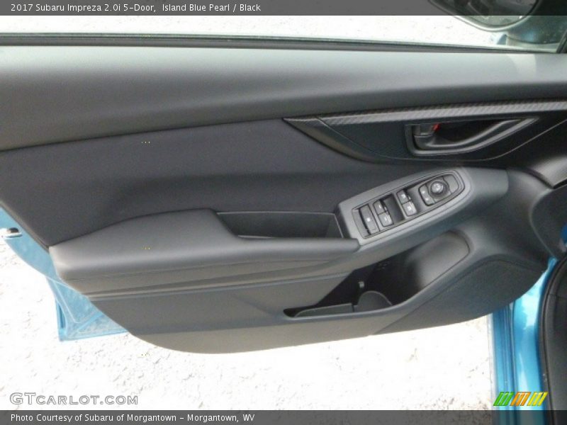Island Blue Pearl / Black 2017 Subaru Impreza 2.0i 5-Door