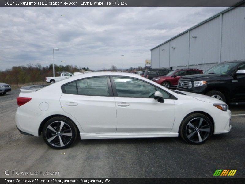 Crystal White Pearl / Black 2017 Subaru Impreza 2.0i Sport 4-Door