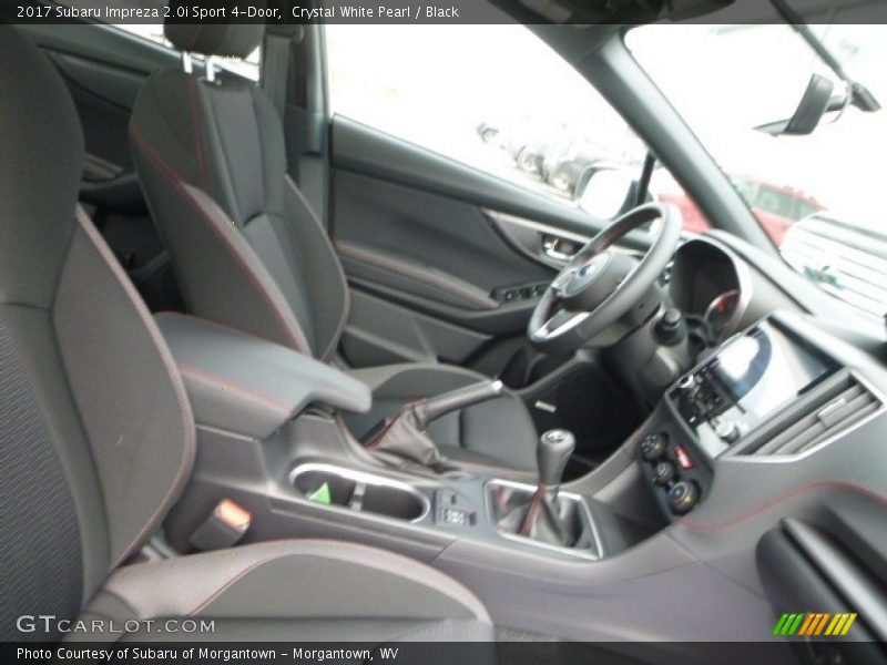 Crystal White Pearl / Black 2017 Subaru Impreza 2.0i Sport 4-Door