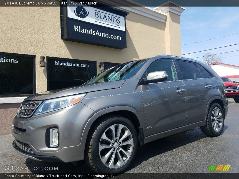 Titanium Silver / Black 2014 Kia Sorento SX V6 AWD