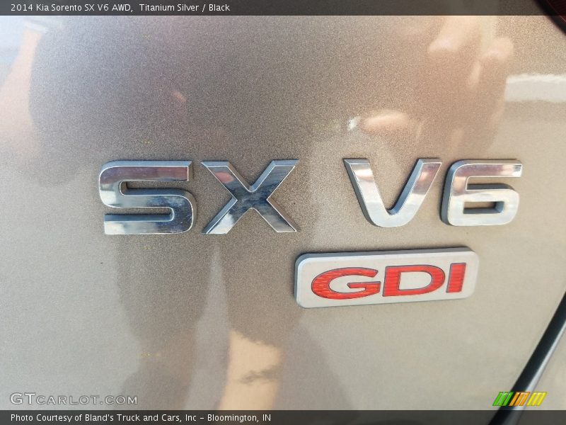 Titanium Silver / Black 2014 Kia Sorento SX V6 AWD