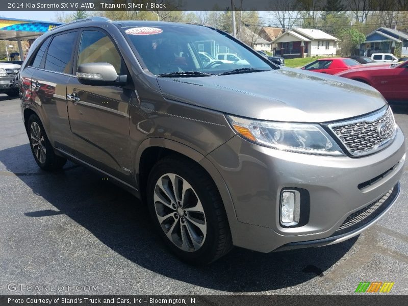 Titanium Silver / Black 2014 Kia Sorento SX V6 AWD