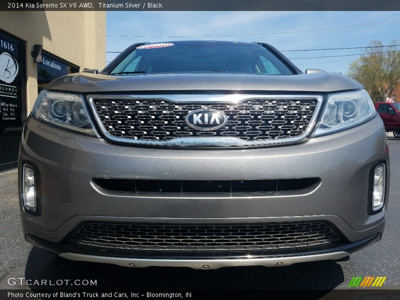 Titanium Silver / Black 2014 Kia Sorento SX V6 AWD