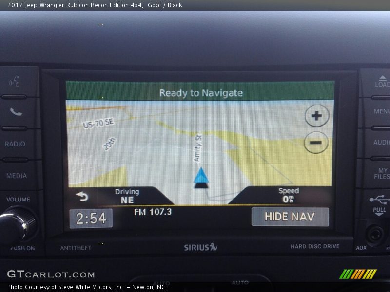 Navigation of 2017 Wrangler Rubicon Recon Edition 4x4
