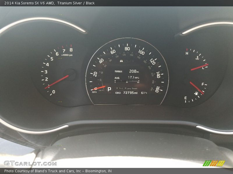 Titanium Silver / Black 2014 Kia Sorento SX V6 AWD