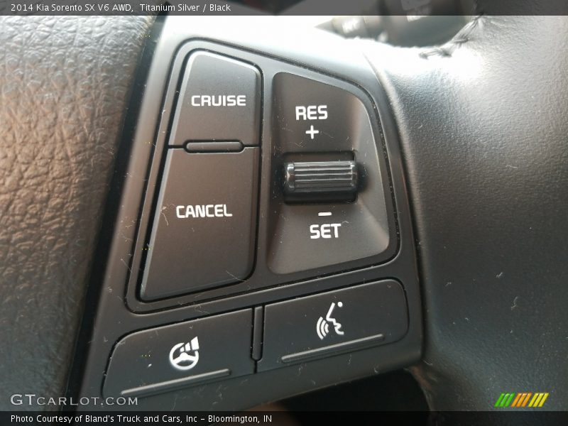 Titanium Silver / Black 2014 Kia Sorento SX V6 AWD