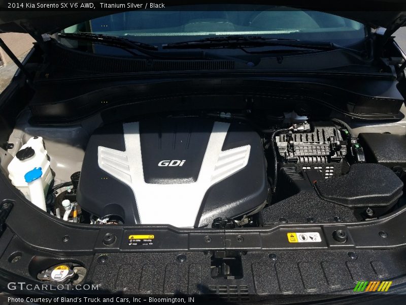 Titanium Silver / Black 2014 Kia Sorento SX V6 AWD