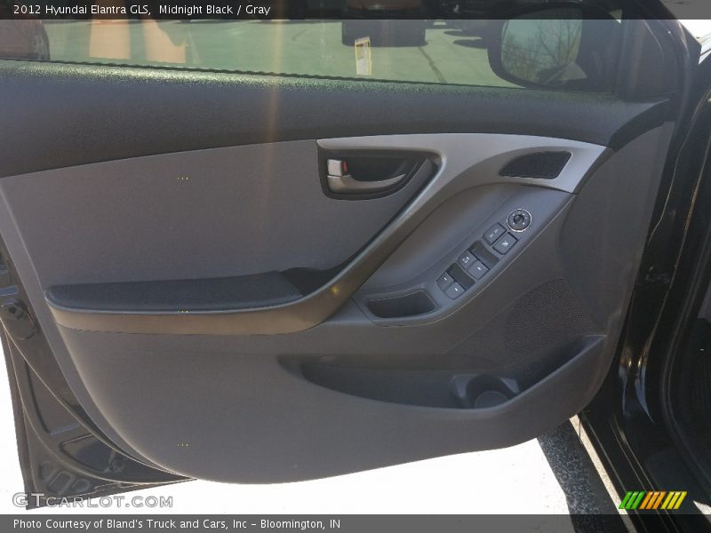 Midnight Black / Gray 2012 Hyundai Elantra GLS