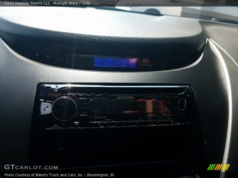 Midnight Black / Gray 2012 Hyundai Elantra GLS