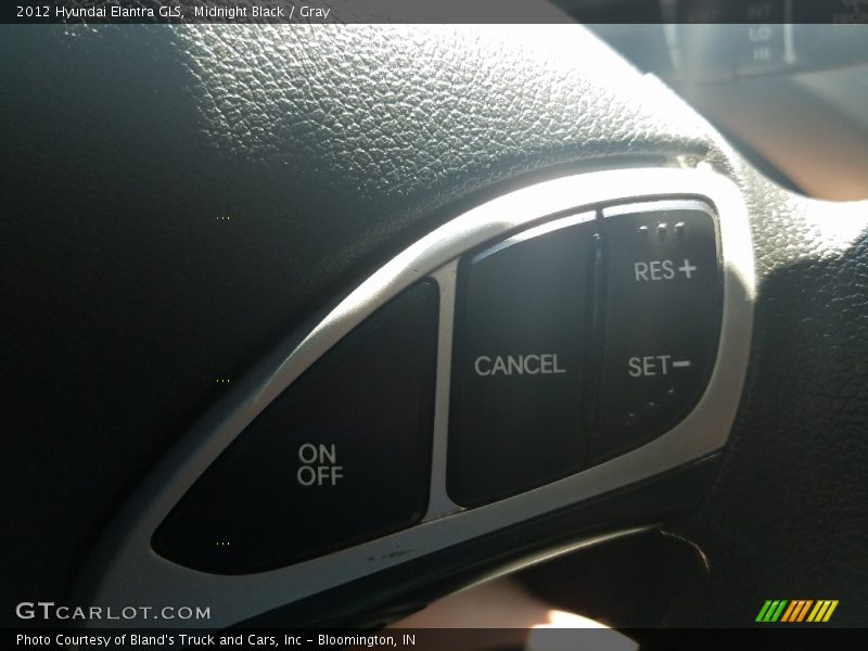 Midnight Black / Gray 2012 Hyundai Elantra GLS