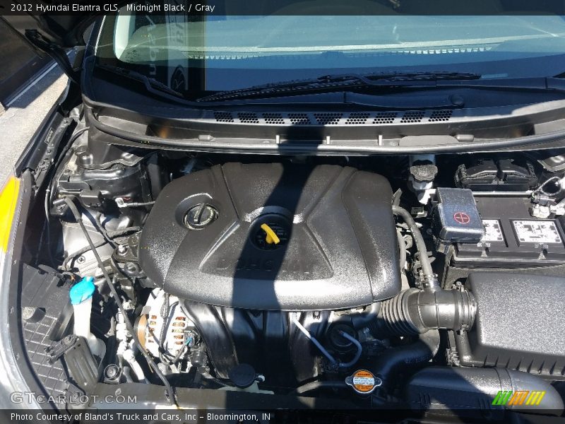 Midnight Black / Gray 2012 Hyundai Elantra GLS