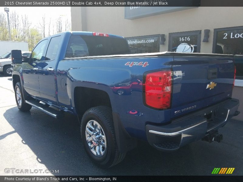 Deep Ocean Blue Metallic / Jet Black 2015 Chevrolet Silverado 2500HD LT Double Cab 4x4