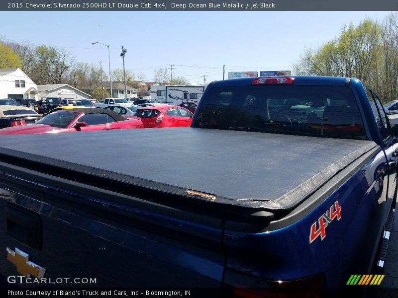 Deep Ocean Blue Metallic / Jet Black 2015 Chevrolet Silverado 2500HD LT Double Cab 4x4