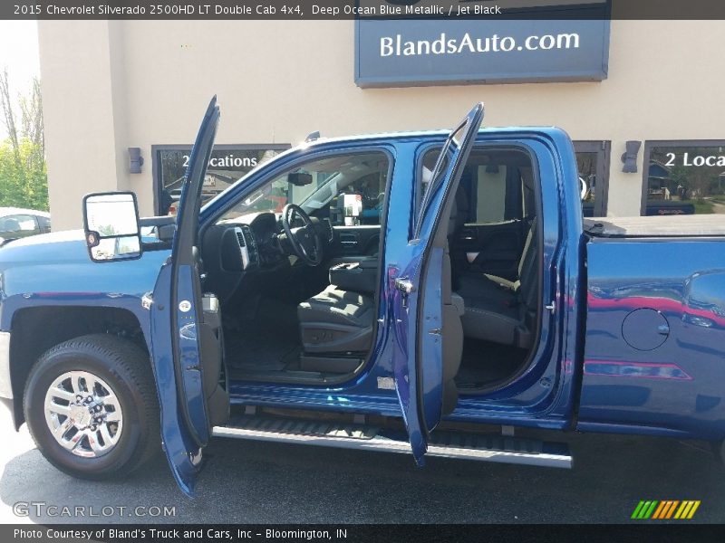 Deep Ocean Blue Metallic / Jet Black 2015 Chevrolet Silverado 2500HD LT Double Cab 4x4