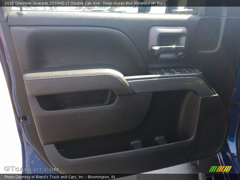 Deep Ocean Blue Metallic / Jet Black 2015 Chevrolet Silverado 2500HD LT Double Cab 4x4