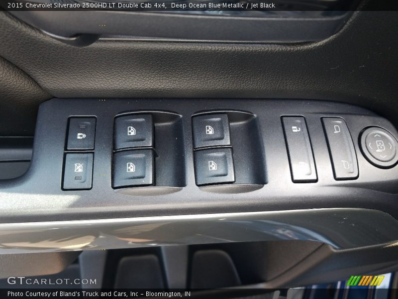Deep Ocean Blue Metallic / Jet Black 2015 Chevrolet Silverado 2500HD LT Double Cab 4x4