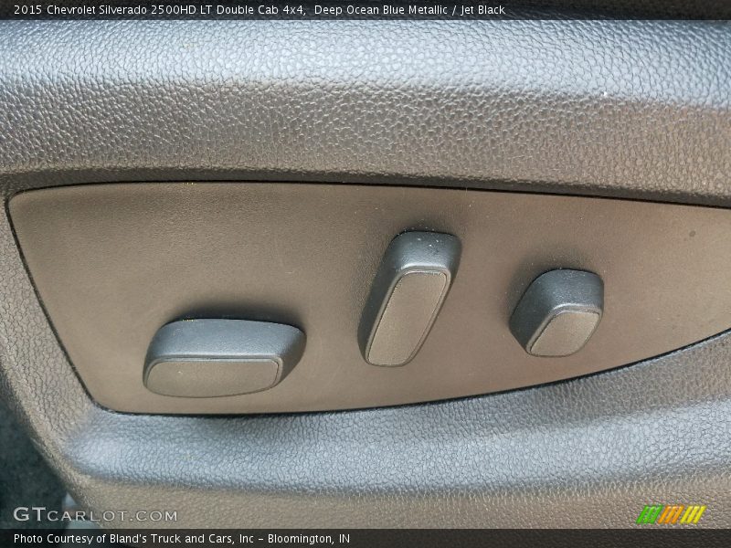 Deep Ocean Blue Metallic / Jet Black 2015 Chevrolet Silverado 2500HD LT Double Cab 4x4