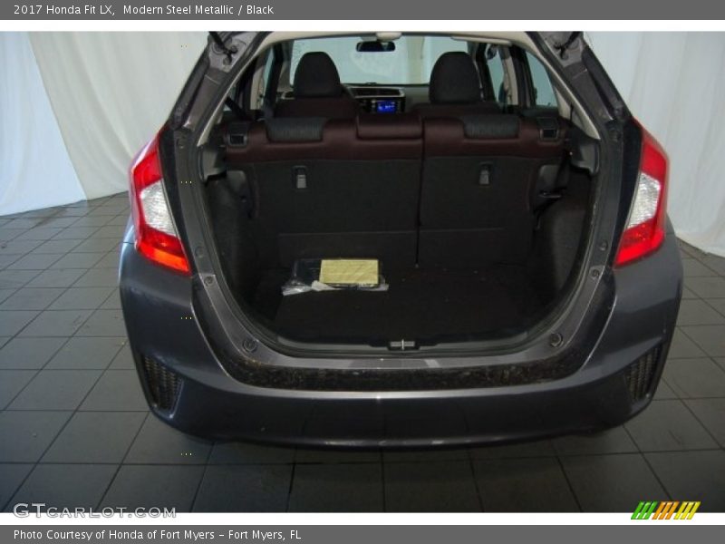 Modern Steel Metallic / Black 2017 Honda Fit LX
