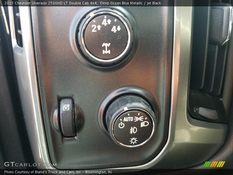 Deep Ocean Blue Metallic / Jet Black 2015 Chevrolet Silverado 2500HD LT Double Cab 4x4