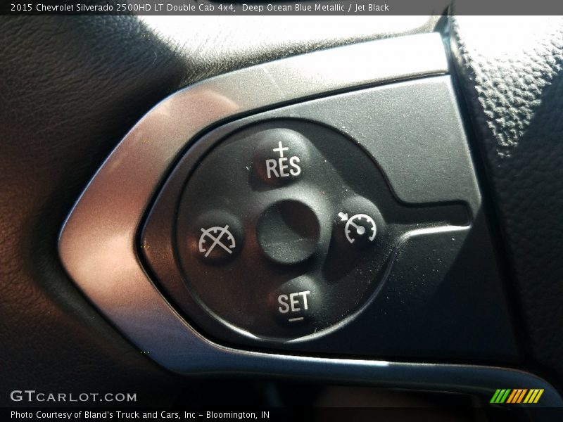 Deep Ocean Blue Metallic / Jet Black 2015 Chevrolet Silverado 2500HD LT Double Cab 4x4