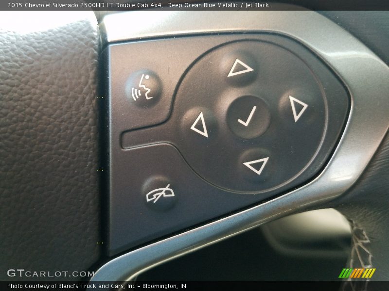 Deep Ocean Blue Metallic / Jet Black 2015 Chevrolet Silverado 2500HD LT Double Cab 4x4
