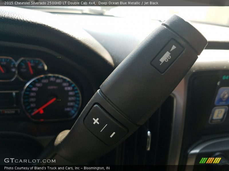 Deep Ocean Blue Metallic / Jet Black 2015 Chevrolet Silverado 2500HD LT Double Cab 4x4