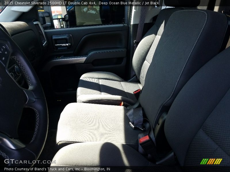 Deep Ocean Blue Metallic / Jet Black 2015 Chevrolet Silverado 2500HD LT Double Cab 4x4