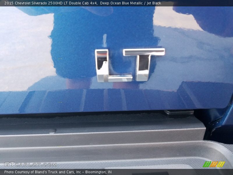 Deep Ocean Blue Metallic / Jet Black 2015 Chevrolet Silverado 2500HD LT Double Cab 4x4