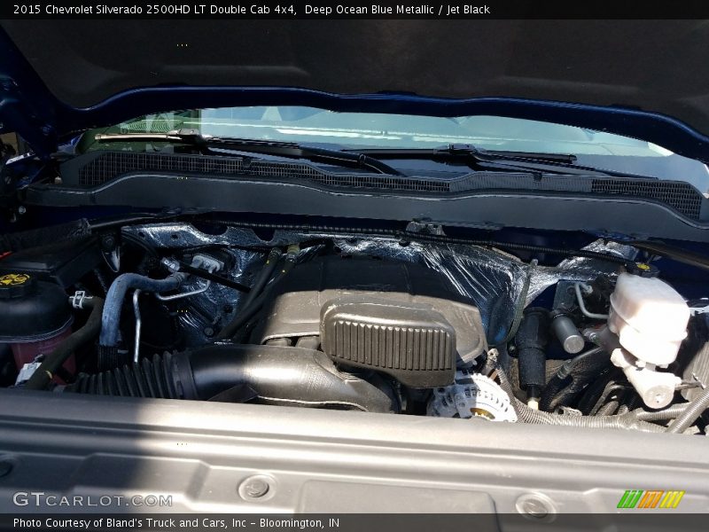 Deep Ocean Blue Metallic / Jet Black 2015 Chevrolet Silverado 2500HD LT Double Cab 4x4