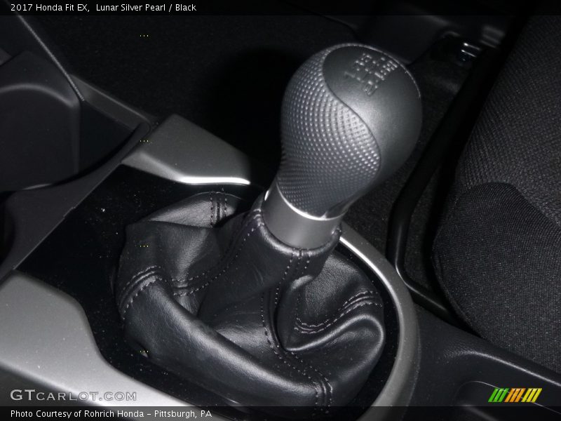 Lunar Silver Pearl / Black 2017 Honda Fit EX